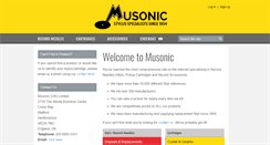 Desktop Screenshot of musonic.co.uk
